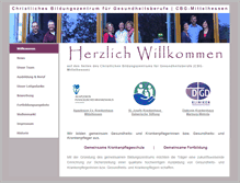 Tablet Screenshot of cbg-mittelhessen.de